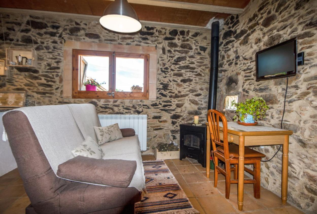 Apartamento Duplex Rural Con Chimenea Y Vistas Panoramicas Desde La Cama Sant Marti Sacalm Exteriér fotografie