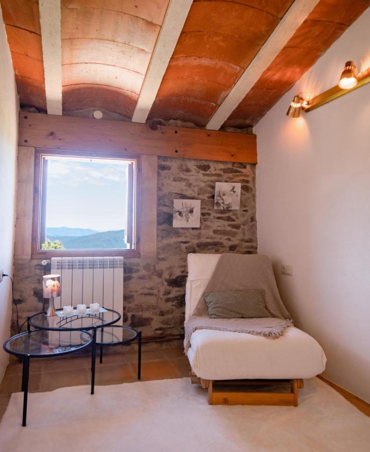 Apartamento Duplex Rural Con Chimenea Y Vistas Panoramicas Desde La Cama Sant Marti Sacalm Exteriér fotografie